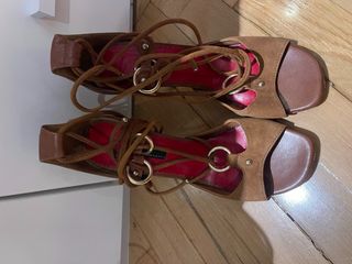 Sandalias tacon Carolina Herrera