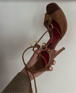 Sandalias tacon Carolina Herrera