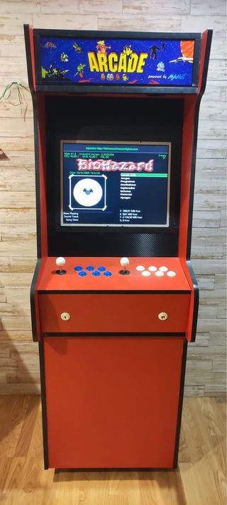 Maquina de juegos retro.