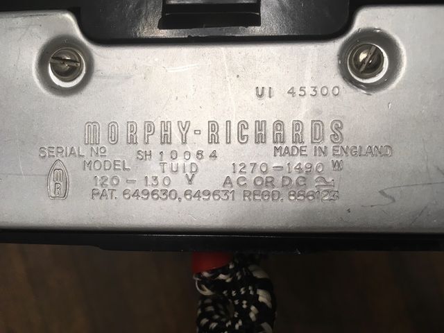 tostadora Morphy-Richards vintage