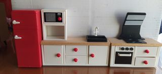 Lote muebles casa de muñecas