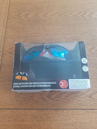 Gafas deportivas con cristales intercambiables