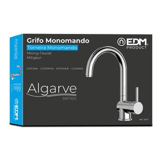 GRIFO MONOMANDO COCINA CAÑO ALTO. SERIE ALGARVE