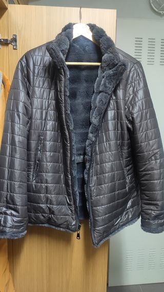 Chaqueton reversible e impermeable mujer