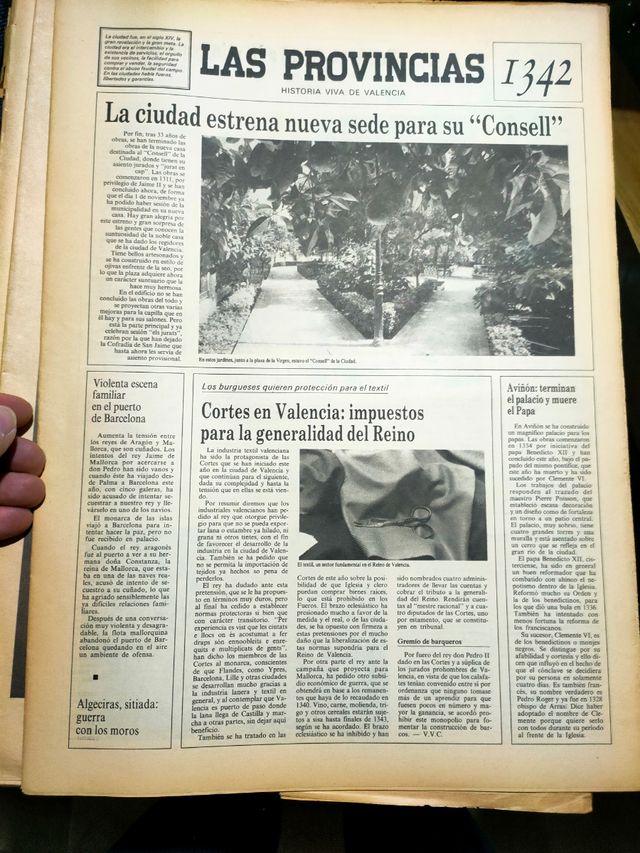 Lote de 20 periódicos antiguos de las