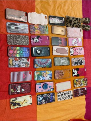Carcasas de iphone7 y iphone 8.