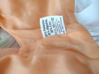 Vestido elegante salmón para niña