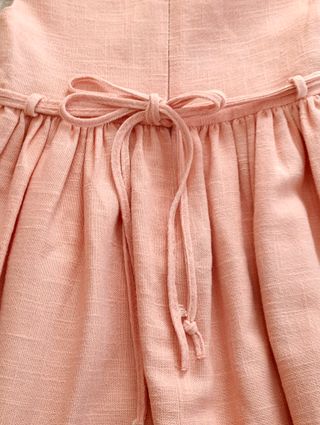 Vestido elegante salmón para niña