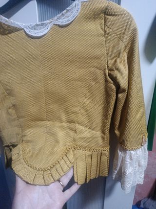 Corpiño fallera oro 💛