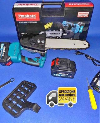 MOTOSEGA DOPPIA BATTERIA 68V A