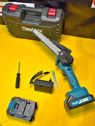 MOTOSEGA A BATTERIA 8 POLLICI LAMA 25CM CON DOPPIA