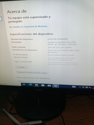 Ordenador de sobremesa HP