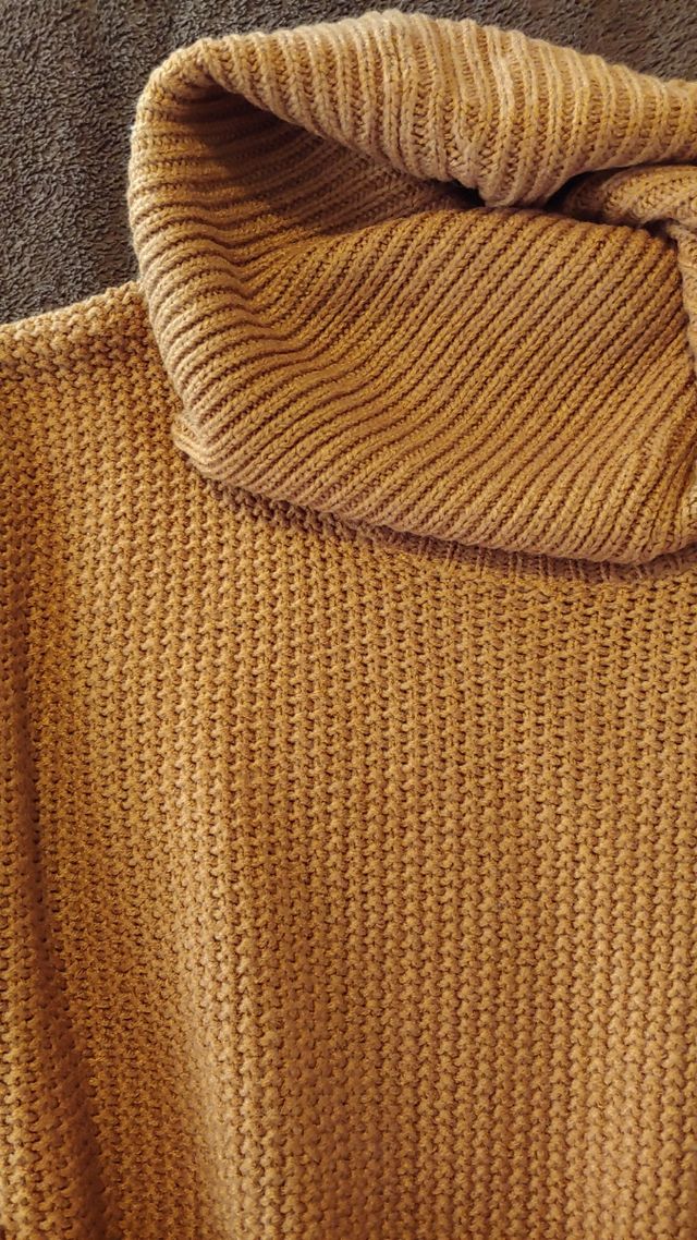 Vestito in maglia color caffè