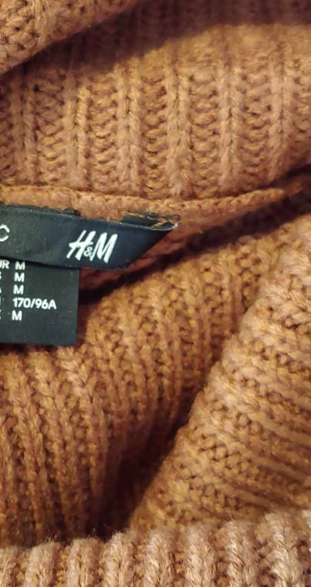 Vestito in maglia color caffè