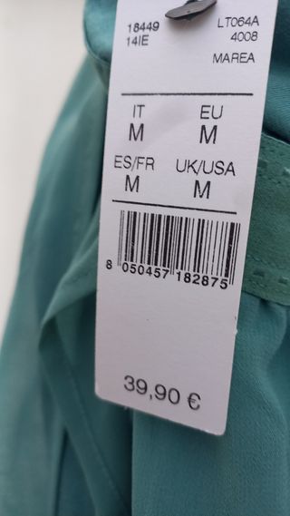 Vestido palabra de honor