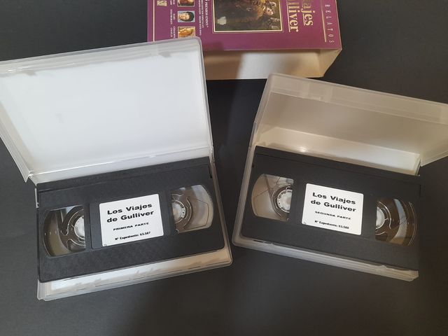 Pack vhs Los viajes de Gulliver película lote