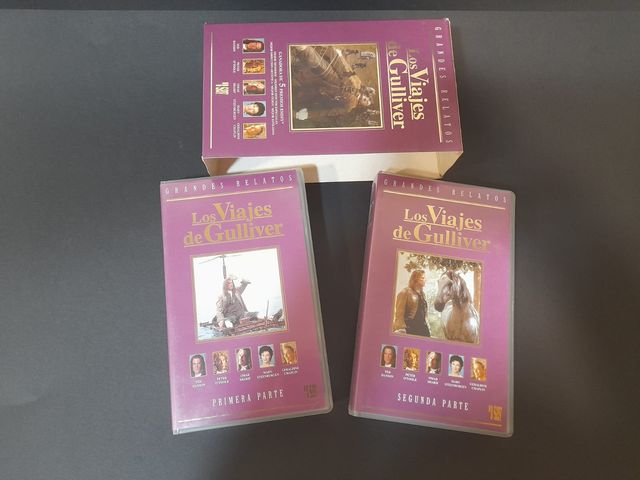 Pack vhs Los viajes de Gulliver película lote