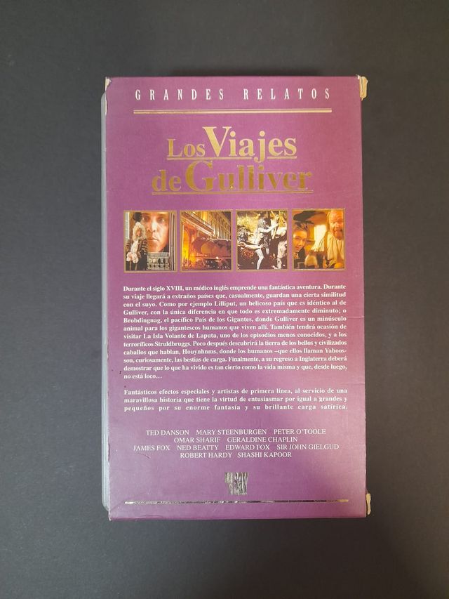 Pack vhs Los viajes de Gulliver película lote