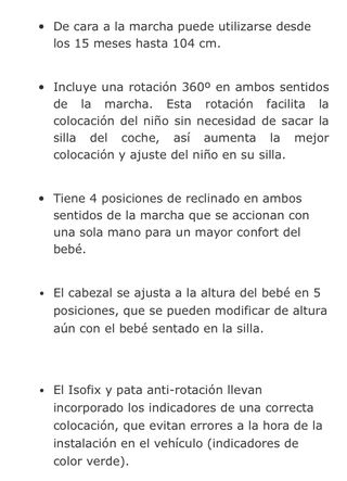 silla de coche Jane Gravity 360