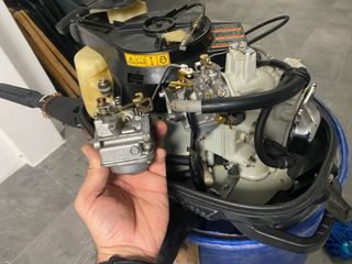 Barco de pesca con motor 6cv suzuqui