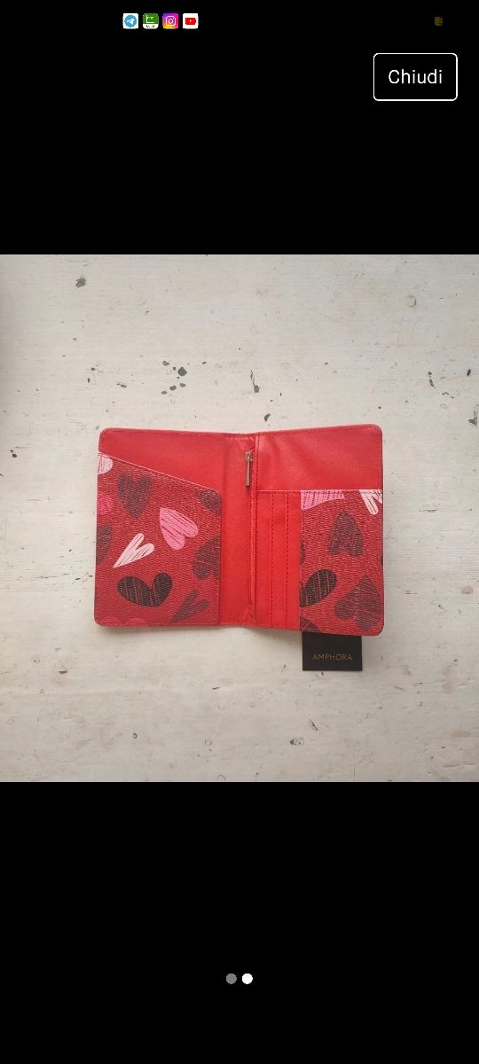 Portapassaporto Amphora