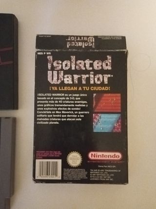Juego isolated warrior Nintendo 
