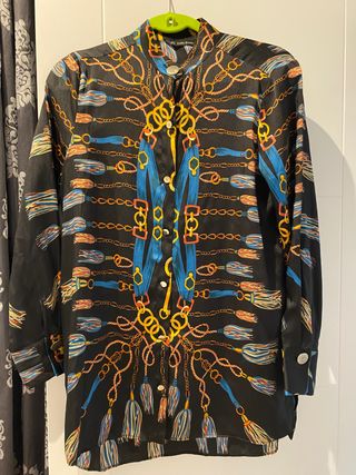 blusa cadenas zara 