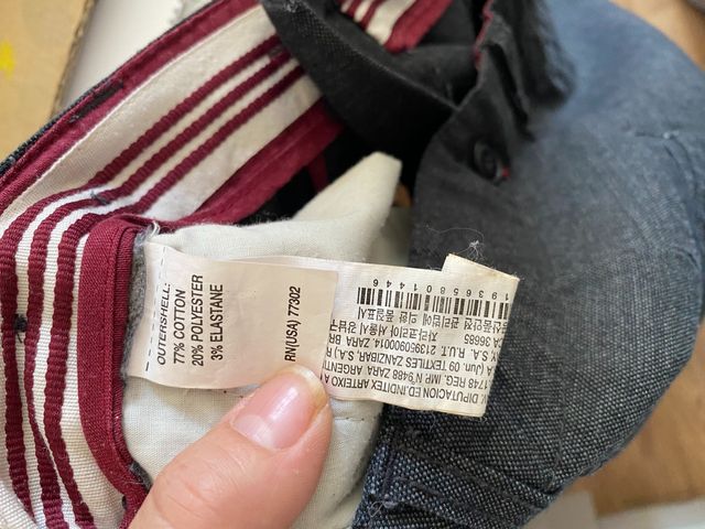 Pantalon Zara Hombre