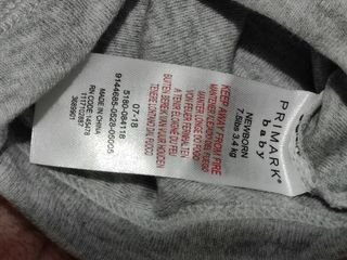 Pack de 3 bodies talla 0-1 mes Primark