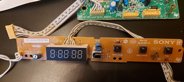 placa y display dvd sony dvp-SR100