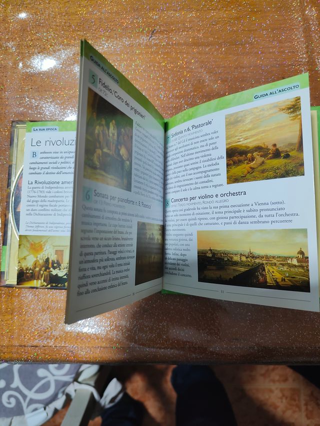 Compact disc di Ludwig Van Beethoven con manuale