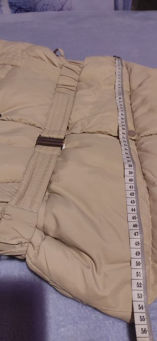 Chaleco acolchado beige XL