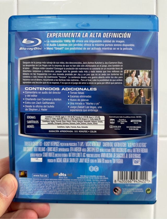 ALGO PASA EN LAS VEGAS - Blu-ray