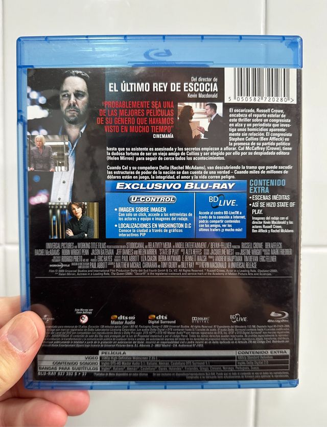 LA SOMBRA DEL PODER - Blu-ray