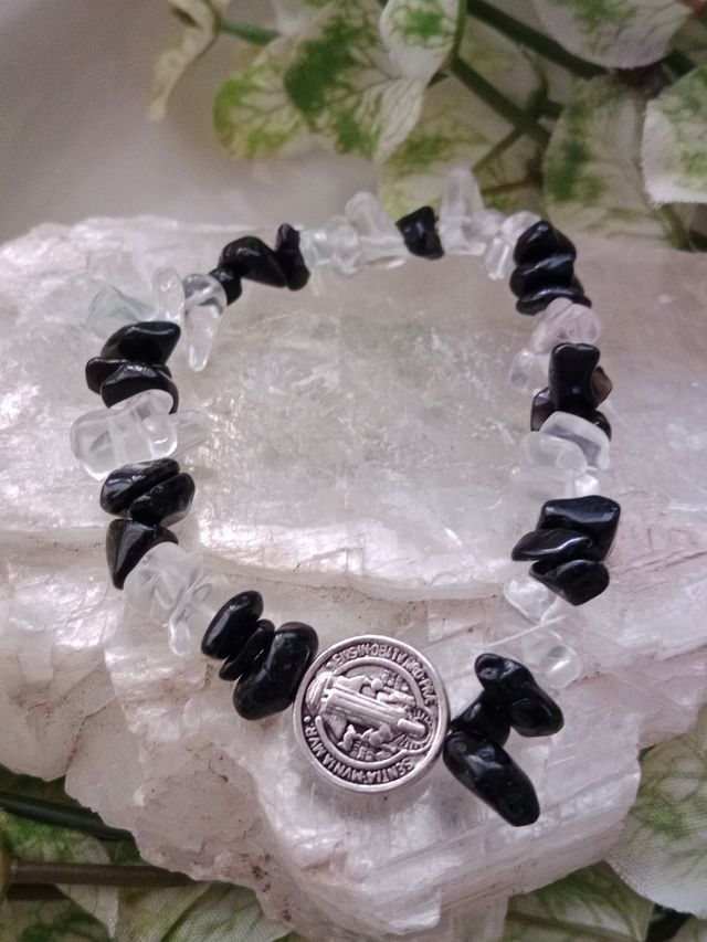 Pulseras de piedras combinadas elásticas unisex