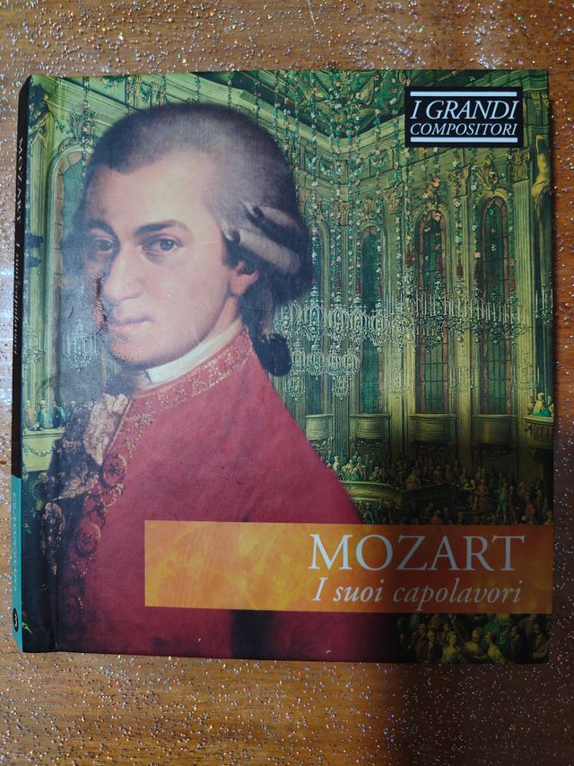 Compact disc Wolfgang Amadeus Mozart con manuale
