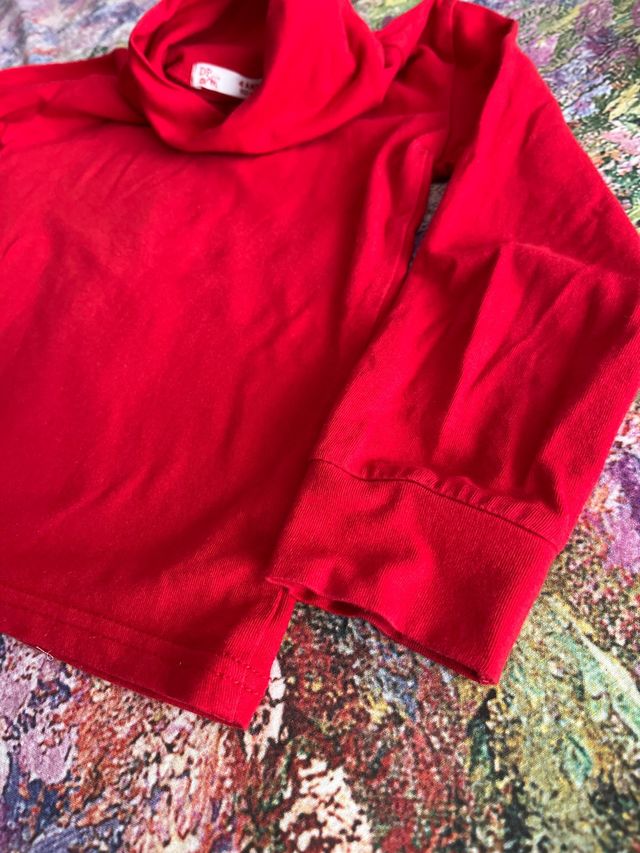 maglia rossa 4 anni Du Pareil au meme