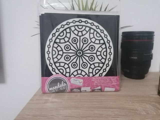 Set mandala in velluto da colorare