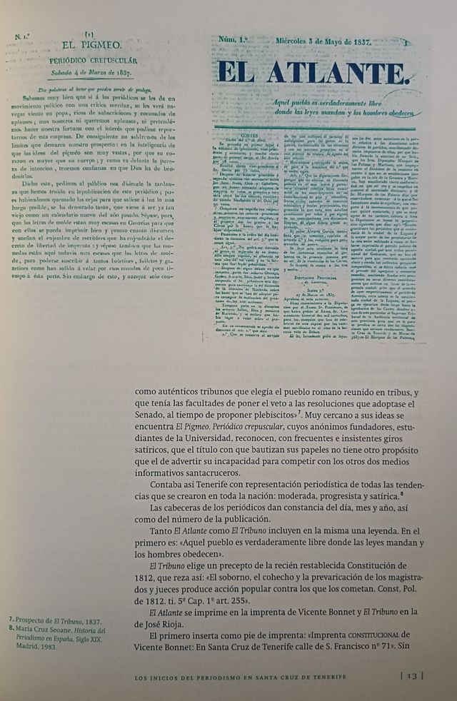 Historia rápida de la Prensa en Santa Cruz de Tfe.