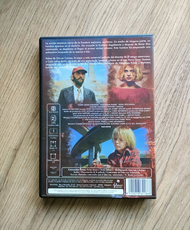 DVD "Paris, Texas"