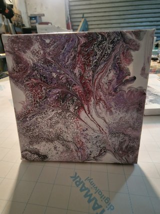 Quadro pouring art