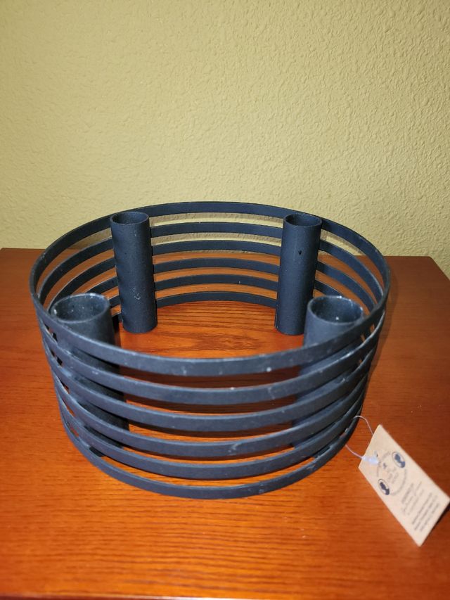 Juego Velas Hierro Forjado