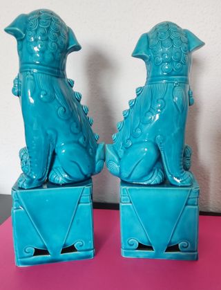 PAREJA PERROS FOO AÑOS 50 (25/26CM)
