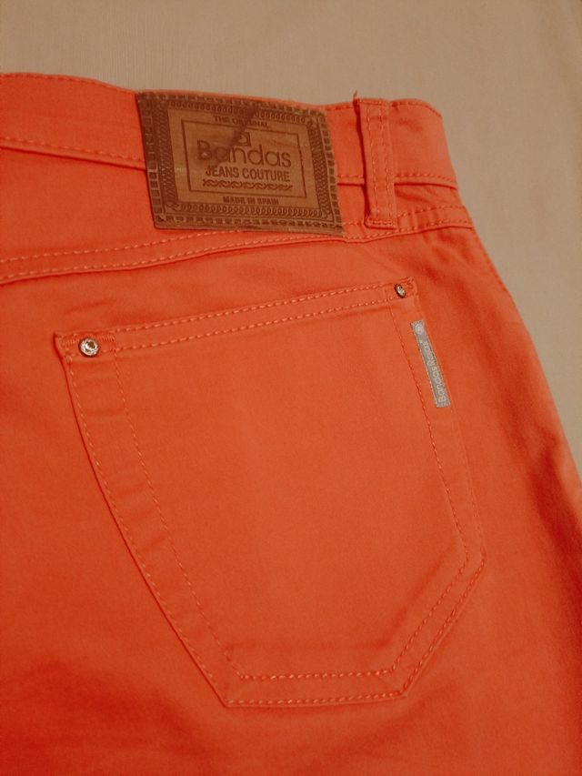 Pantalón naranja de Bandas Rojas Jeans C