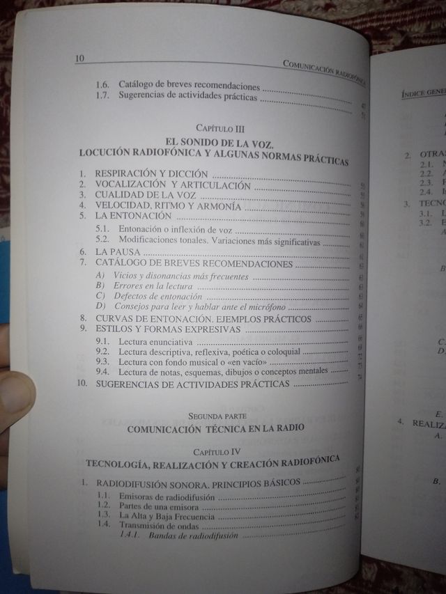 Comunicación radiofonica de María Julia González