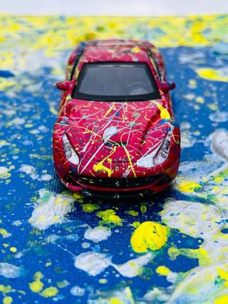 Cuadro maqueta Ferrari.