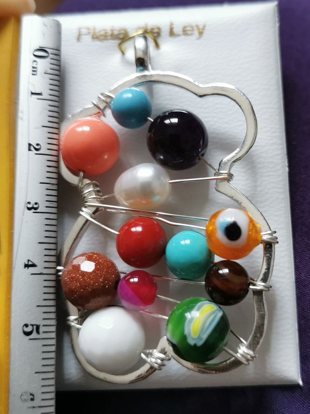 Colgante osito plata