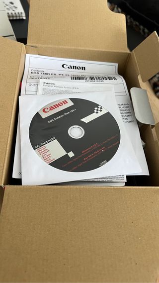 Cámara réflex canon EOS 750D