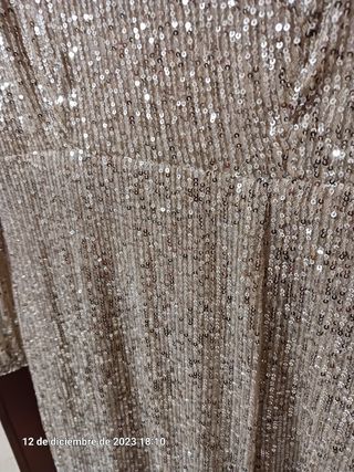 Vestido T44 dorado de fiesta