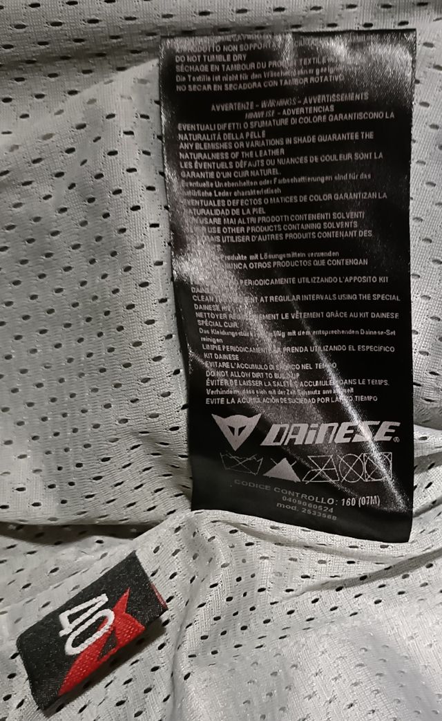 Chaqueta moto mujer Dainese talla 40